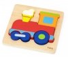 Viga 44783 Drewniane puzzle – lokomotywa